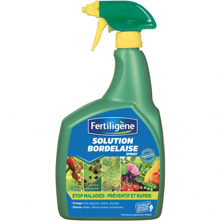 Solution bordelaise liquide concentrée - Pulvérisateur de 800ML - FERTILIGENE