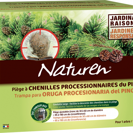 Piège chenilles processionnaires du pin - Boîte de 1 piège - NATUREN