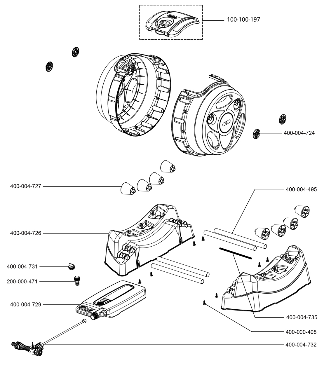 Pièces EASY MIX (Réf.100-003-874)