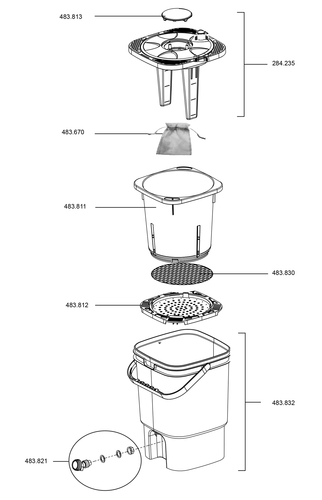 Pièces BIOMIX (Réf.100-000-472)